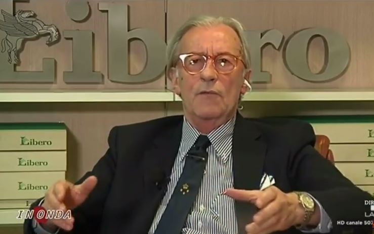 In Onda, Vittorio Feltri scatenato: «Io me ne frego dei migranti, me ne sbatto proprio» – Video