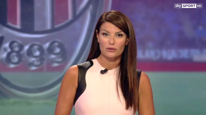 Milan boicotta Sky per colpa di Ilaria D’Amico. Lei: «Questa decisione si commenta da sola»