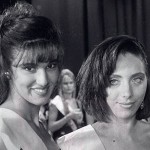 Rosangela Bessi (Miss Italia 1990) e Pina Siracusa (Miss Coraggio)