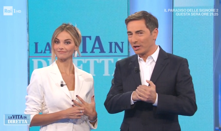 Fialdini e Liorni Francesca Fialdini e Marco Liorni