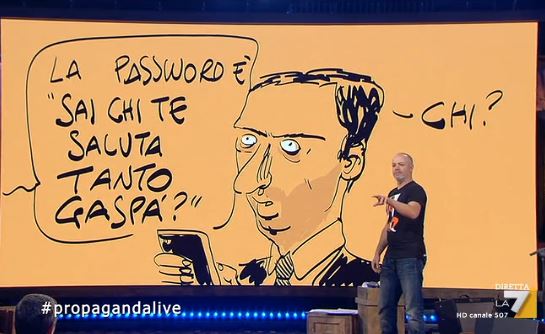 Propaganda Live, Gasparri contro Zoro e Makkox: «Falliti, provocatori senza ascolti»