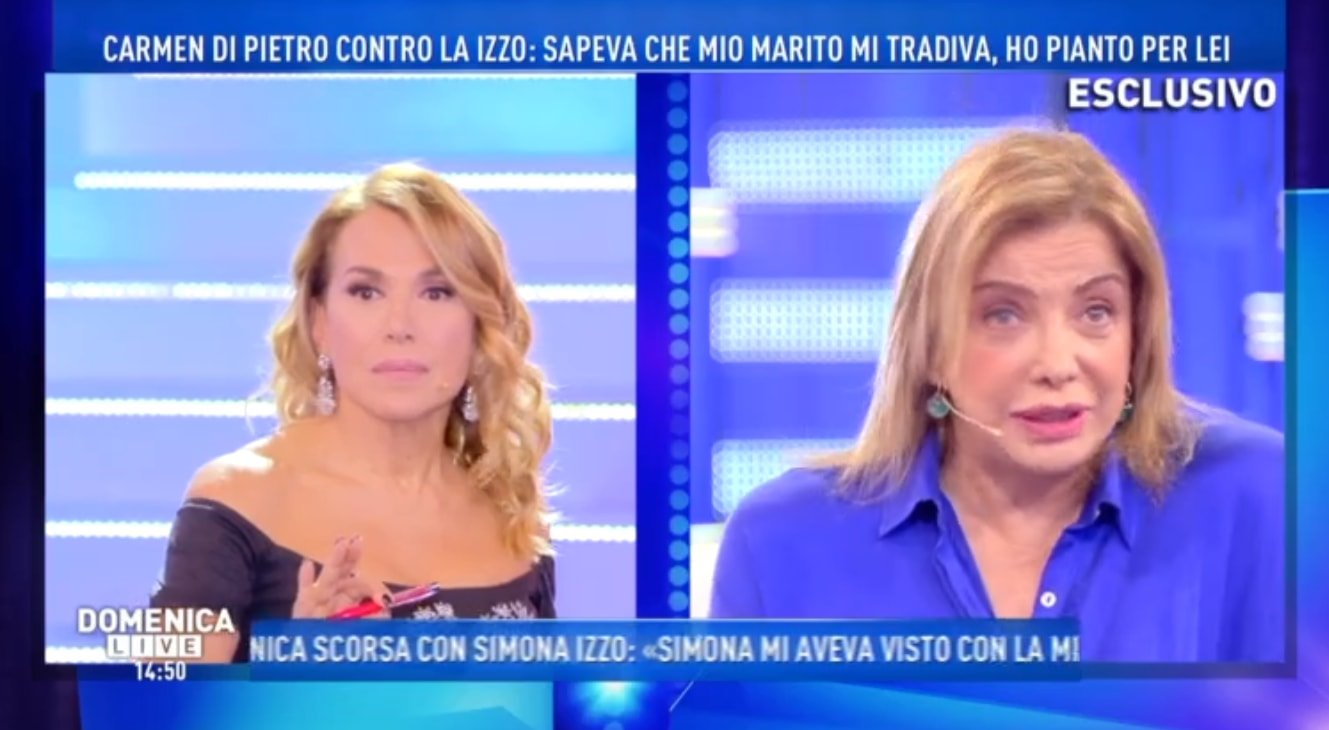 Jeremias Rodriguez diserta Domenica Live. Barbara D’Urso: «Va bene lo stesso»