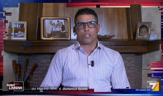 Domenico Spada: «Mi pagano per andare in tv ma non lo devo dire»