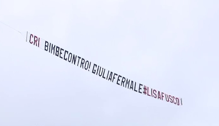 Messaggio aereo di Lisa Fusco a Malgioglio - GF Vip 2017