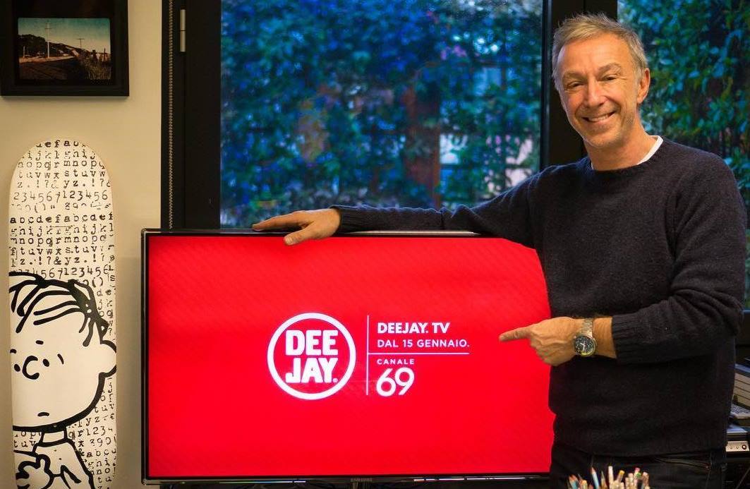 Deejay Tv si riaccende dal 15 gennaio sul canale 69
