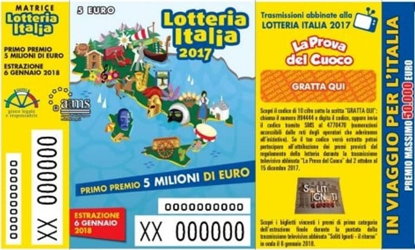 Lotteria Italia: i biglietti vincenti