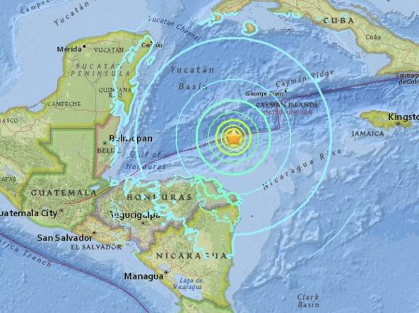Forte terremoto in Honduras. E l’Isola?