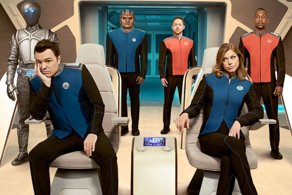 The Orville: su Fox la serie che fa il verso a Star Trek. Cameo per Charlize Theron, nei panni del capitano di un’astronave