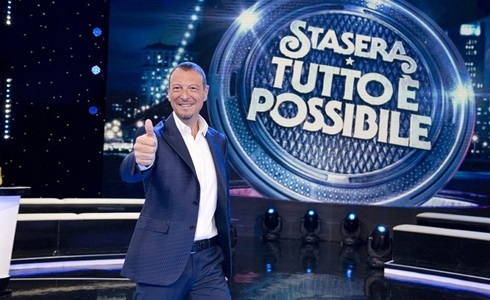 Programmi TV di stasera, martedì 13 febbraio 2018. Su Rai2 Amadeus con Stasera tutto è possibile