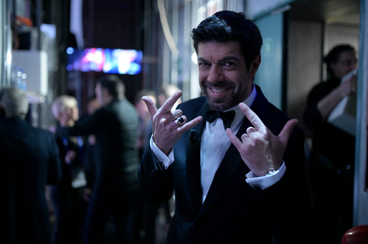 Pierfrancesco Favino - Sanremo 2018 (foto Ufficio Stampa Rai)