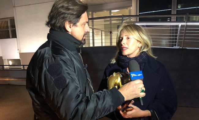 Striscia: tapiro con le corna ad Ignazio Moser. Attapirata pure Alessia Marcuzzi