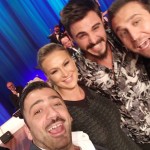 Eva Henger e Francesco Monte con Pio e Amedeo