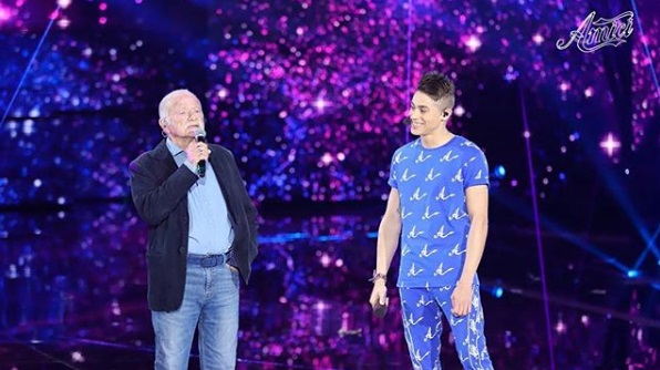 Einar con Gino Paoli - Amici 2018