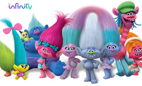 Trolls, le creature più felici sono su Infinity