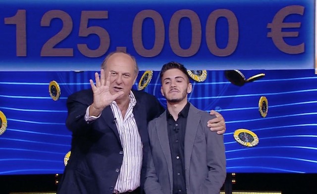 Caduta Libera: il campione Nicolò Scalfi vince 125 mila euro