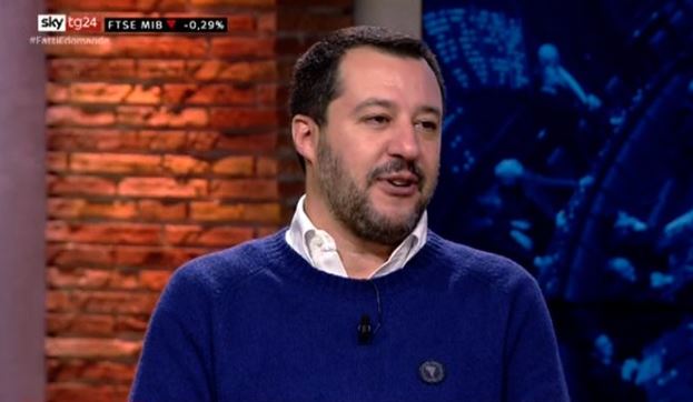SkyTg24, scontro fuori onda tra Boldrini e Salvini – Video