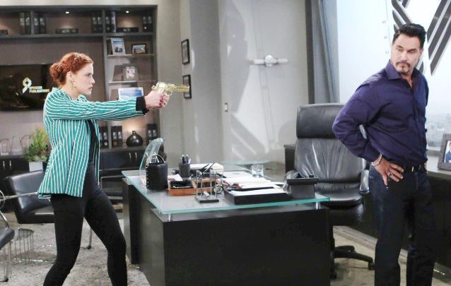 Beautiful anticipazioni: Sally punta una pistola contro Bill
