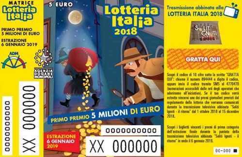 Lotteria Italia: i biglietti vincenti