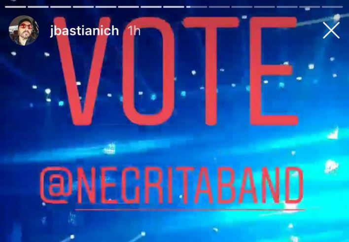 Sanremo 2019, il giurato Joe Bastianich invita sui social a votare i Negrita