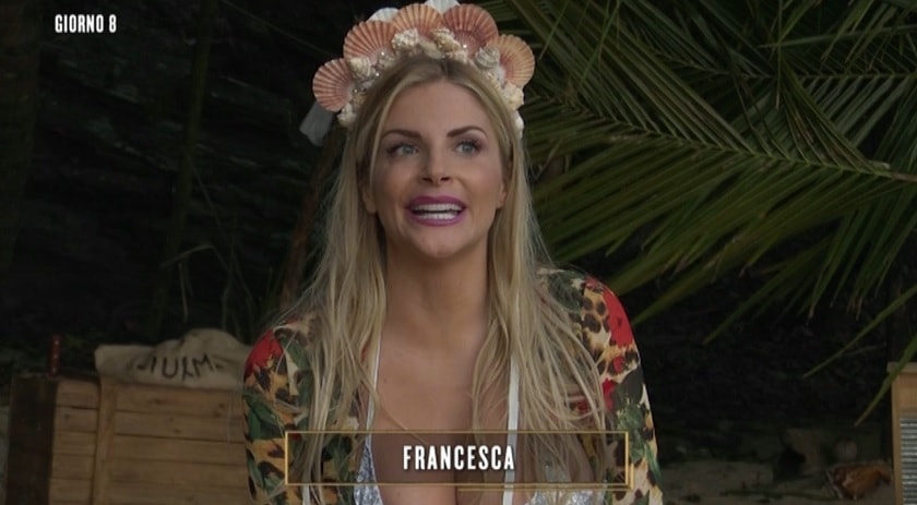 Isola dei Famosi 2019, Francesca Cipriani: «Non volevo fare male al Divino, sono mortificata»