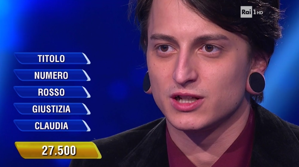 Diego Fanzaga, il campione sbanca ghigliottina (e ascolti) dell’Eredità