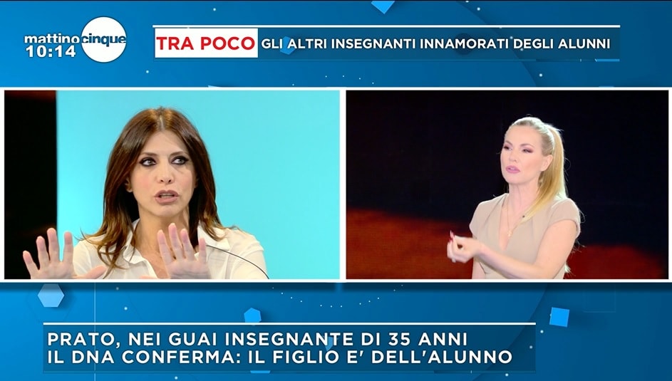 Emanuela Tittocchia shock a Mattino 5: «In un certo senso, mi sono innamorata di un bambino di 11 anni»