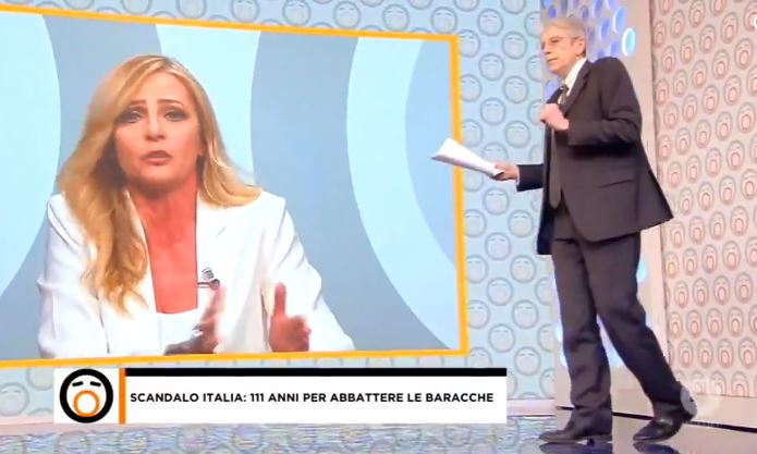 Fuori dal Coro: Giordano litiga con la Costamagna e le chiude il collegamento. Lei chiede invano le scuse – Video