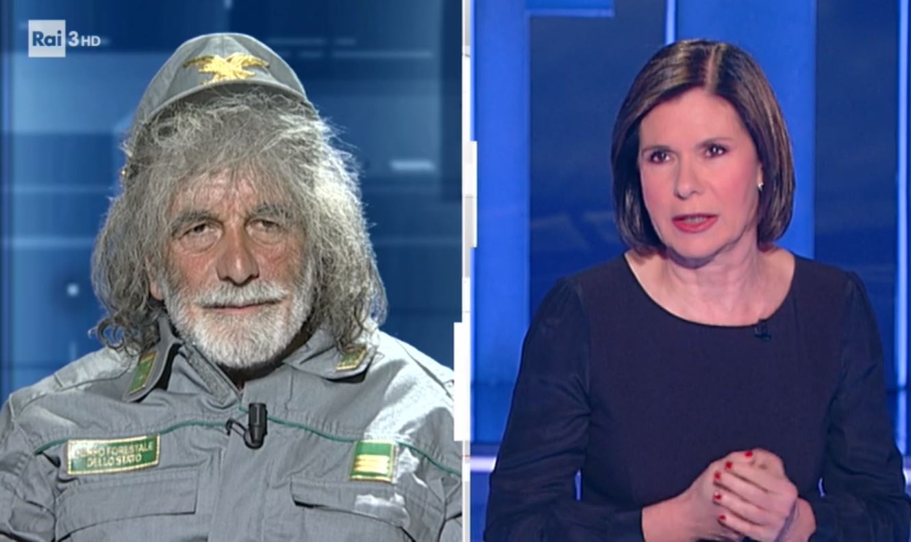 Cartabianca, Mauro Corona sfida la par condicio: «Certamente non voterò Pd». La Berlinguer si arrabbia – Video