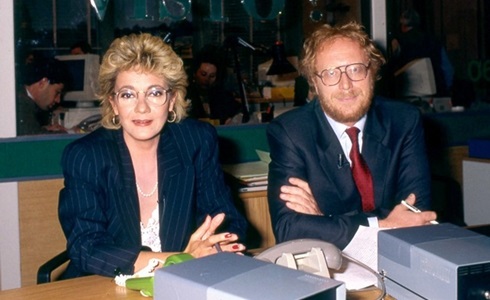 Donatella Raffai e Paolo Guzzanti in Chi l'ha visto? (1989)