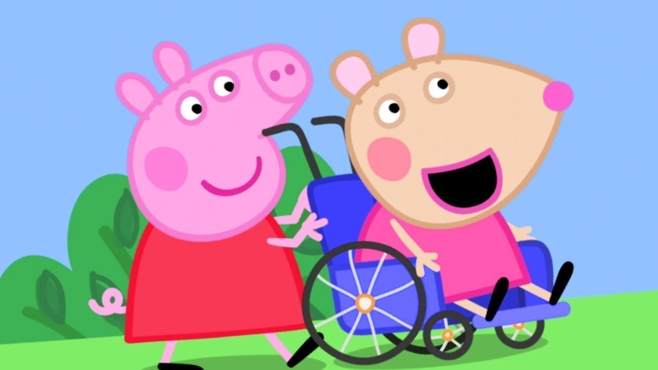 Peppa Pig: nei nuovi episodi anche la topolina Mandy con la sua sedia a rotelle