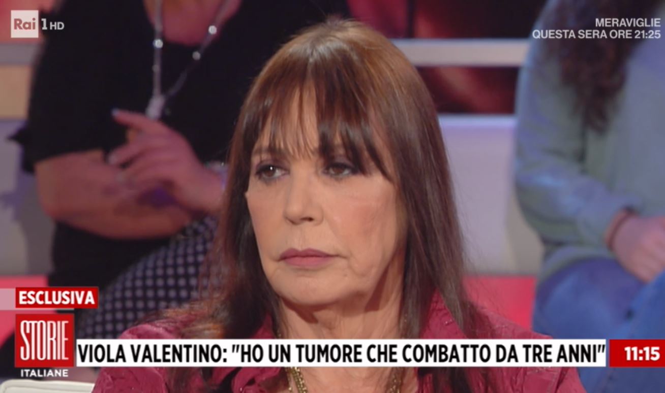 Storie Italiane, Viola Valentino rivela: «Ho un tumore ma a settembre mi sposo»