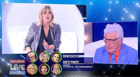 Live, Francesca Barra a Lemme che la accusa di essere grassa: «Sono incinta» e abbandona lo studio. Video