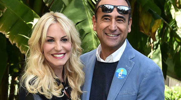 Carlo Conti con Antonella Clerici per lo Zecchino d’Oro 2019