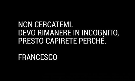 Celebrity Hunted - il messaggio social di Totti