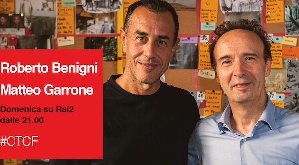 Roberto Benigni e Matteo Garrone ospiti a Che Tempo Che Fa