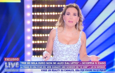 Live – Non è la D’Urso, Barbara scambia Chiara Nasti per Chiara Biasi: «Non ho capito niente». L’influencer: «Sicuramente non si confonderanno per il bonifico» – Video