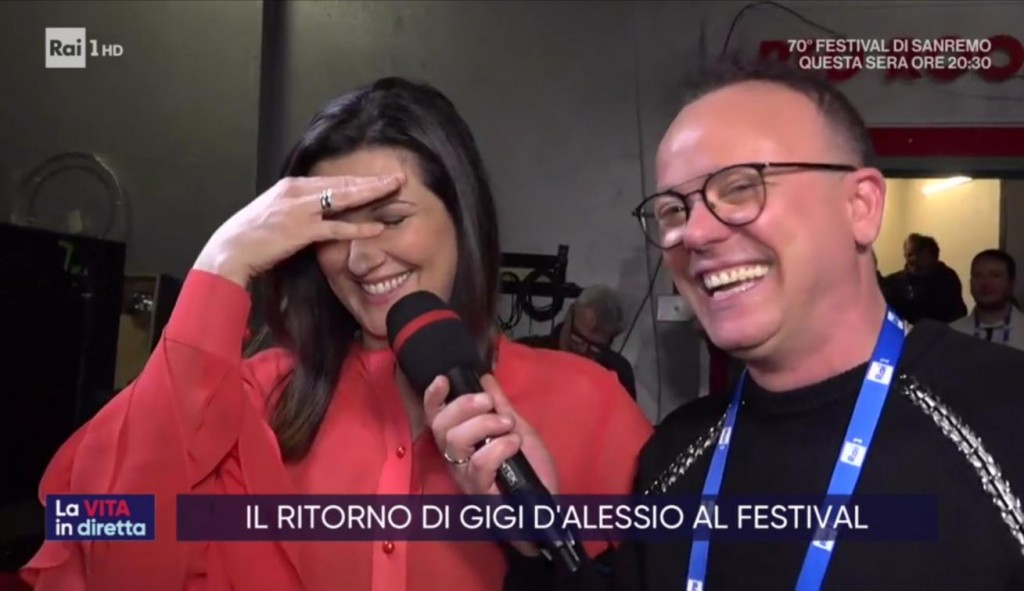 La Vita in Diretta da Sanremo, Giovanna Civitillo: «Da quanto tempo non faccio l’amore con Amadeus? Stendiamo un lenzuolo pietoso»