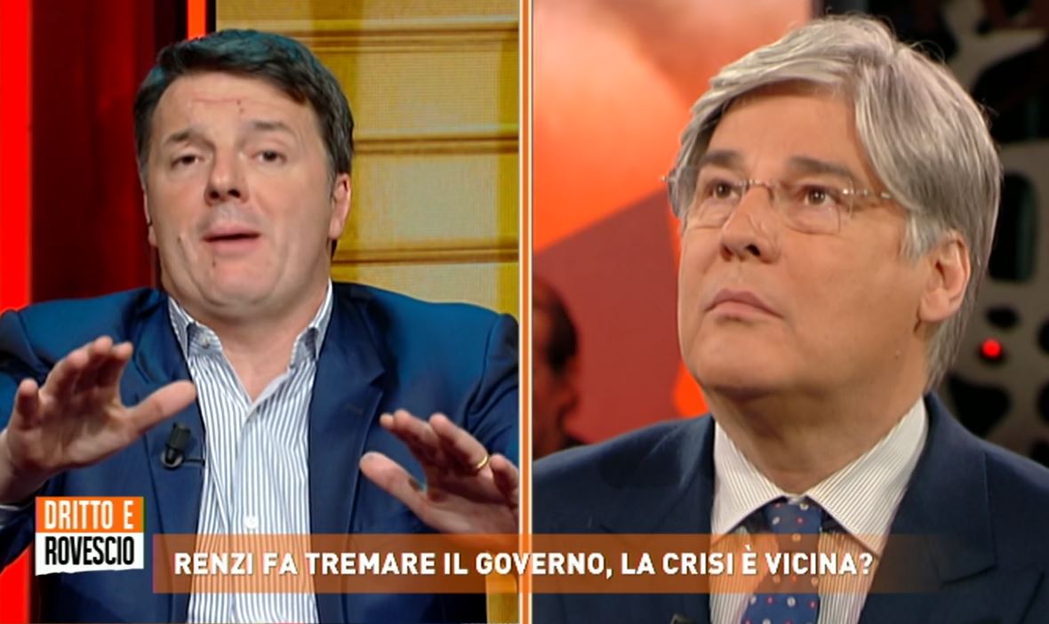 Dritto e Rovescio, Del Debbio punge Conte: «L’ho invitato ma non viene. Credo non abbia i soldi per il viaggio» – Video