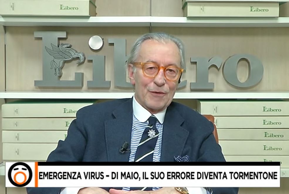 Fuori dal Coro, Vittorio Feltri senza freni contro Di Maio: «Non sa un caz*o e continua a romperci i cogl*oni!»