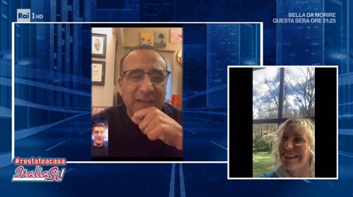 Italia Sì riunisce i principali volti di Rai 1 via Skype per un confortante abbraccio virtuale al pubblico