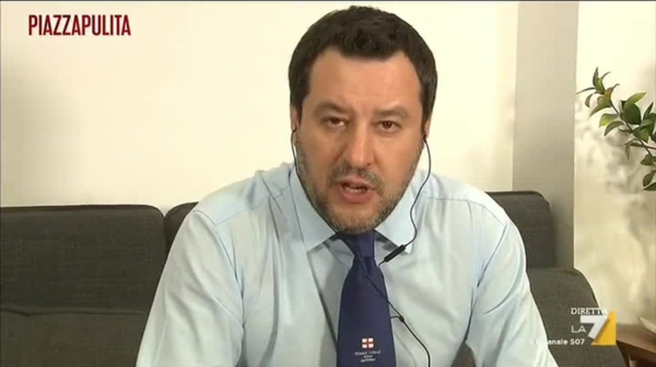 Salvini s’è deciso: torna a Piazzapulita. Non accadeva da quasi tre anni