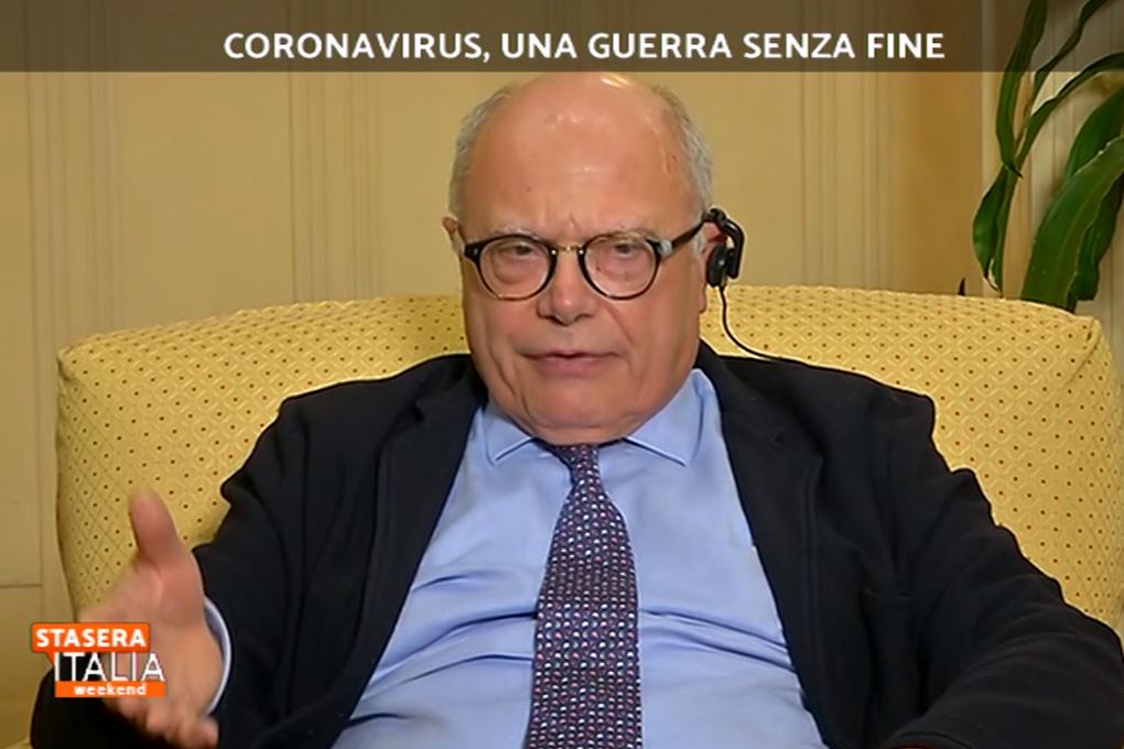Stasera Italia, lo sfogo del prof Massimo Galli: «Basta liti da pollaio, la misura è colma. Dobbiamo unirci contro il virus»
