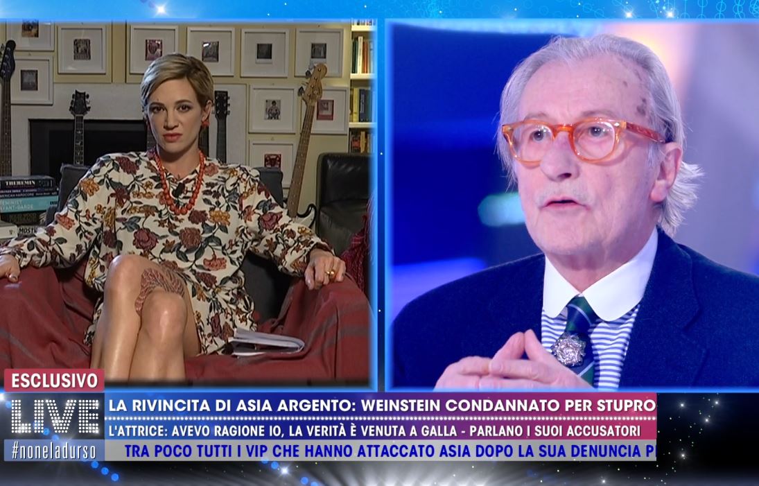 Vittorio Feltri contro Barbara D’Urso: «Il suo programma è un canile. Mi ha teso un agguato»