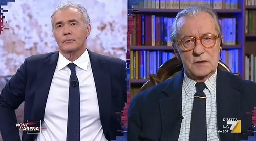 Massimo Giletti piomba sul caso Feltri «in esclusiva a Non è L’Arena»