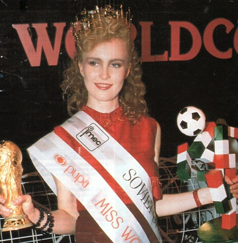 Larisa Litichevskaya - Miss World Cup 1990