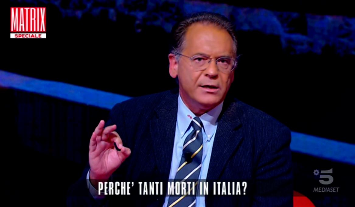 Coronavirus, Cecchi Paone: «La mascherina non serve!». Poi cambia idea. La figuraccia tv non gli era bastata