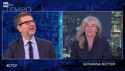 Giovanna Botteri con la giacca da Fazio: «L’ho messa per te» – Video