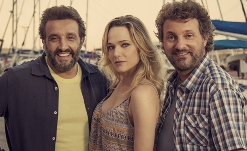 Flavio Insinna, Laura Chiatti, Leonardo Pieraccioni in Il Professor Cenerentolo