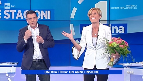 Unomattina, addio commosso per Roberto Poletti e Valentina Bisti – Video