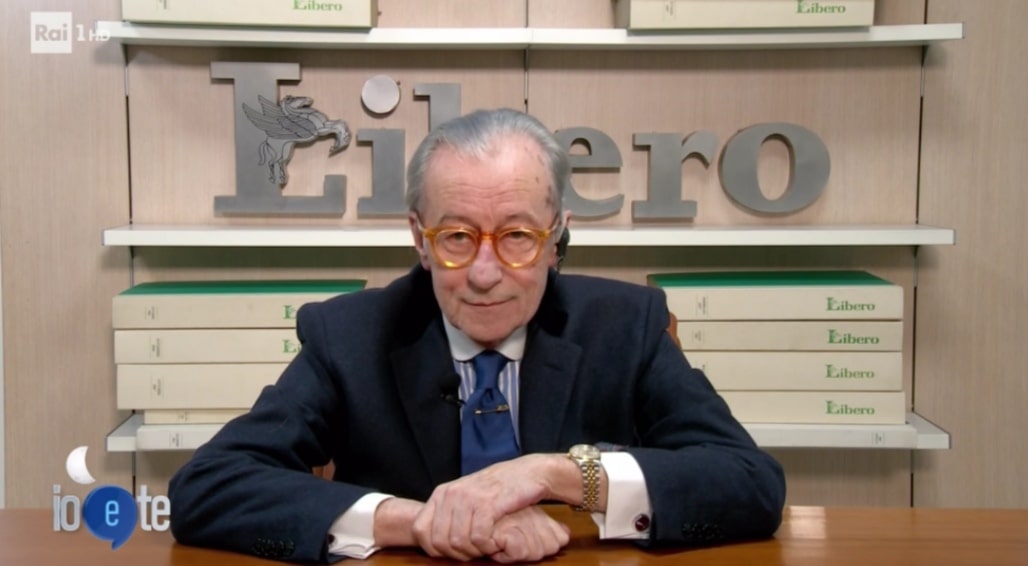 Vittorio Feltri contro Pierluigi Diaco: «Lascia in pace quel povero cagnolino al quale stai sui coglioni»